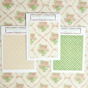 Discount Alice's Bouquet Fabric (Pink) Serena Fresson Fabrics