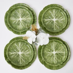 Discount Alpine Lettuce Starter Plate (Set Of 4) Crockery Sets