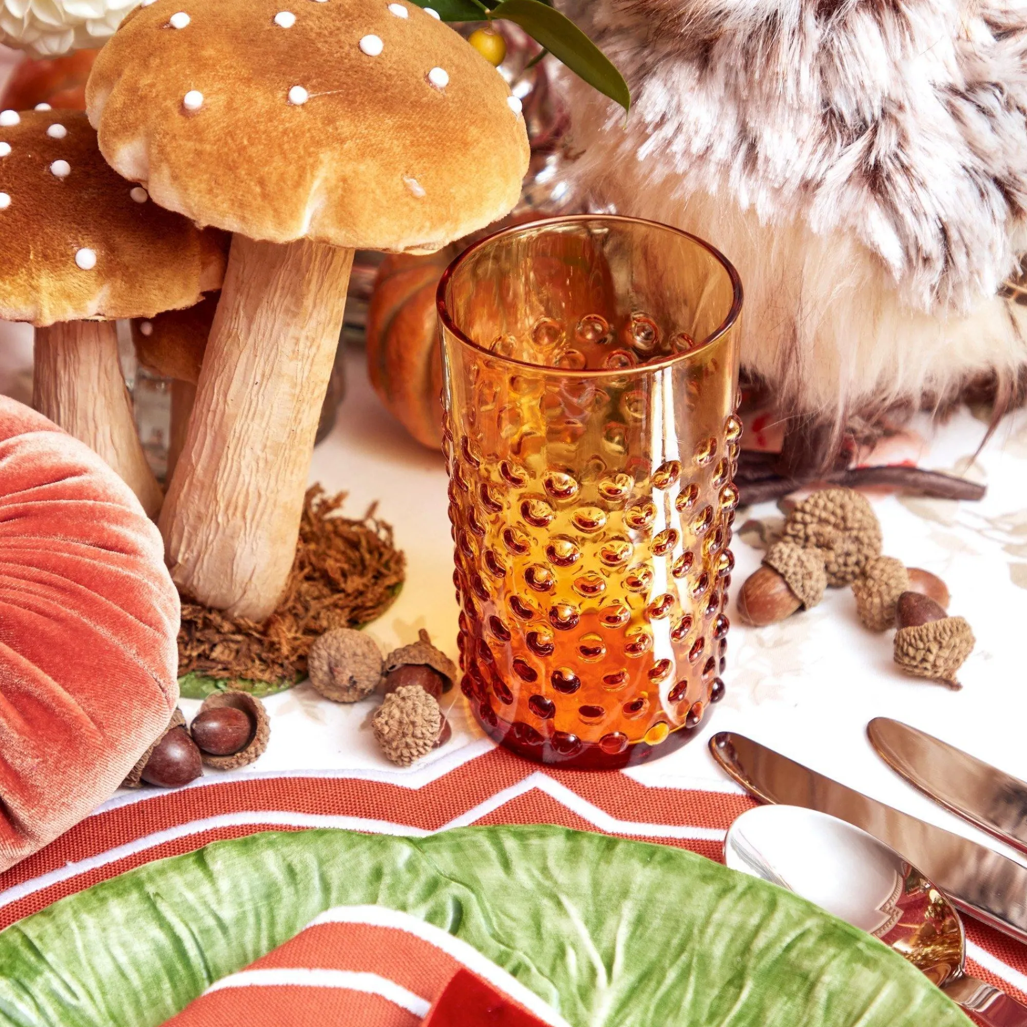 amber_hobnail_jug_and_gla_17-1.webp Flash Sale Amber Hobnail Jug And Glasses (Set Of 6) Jugs