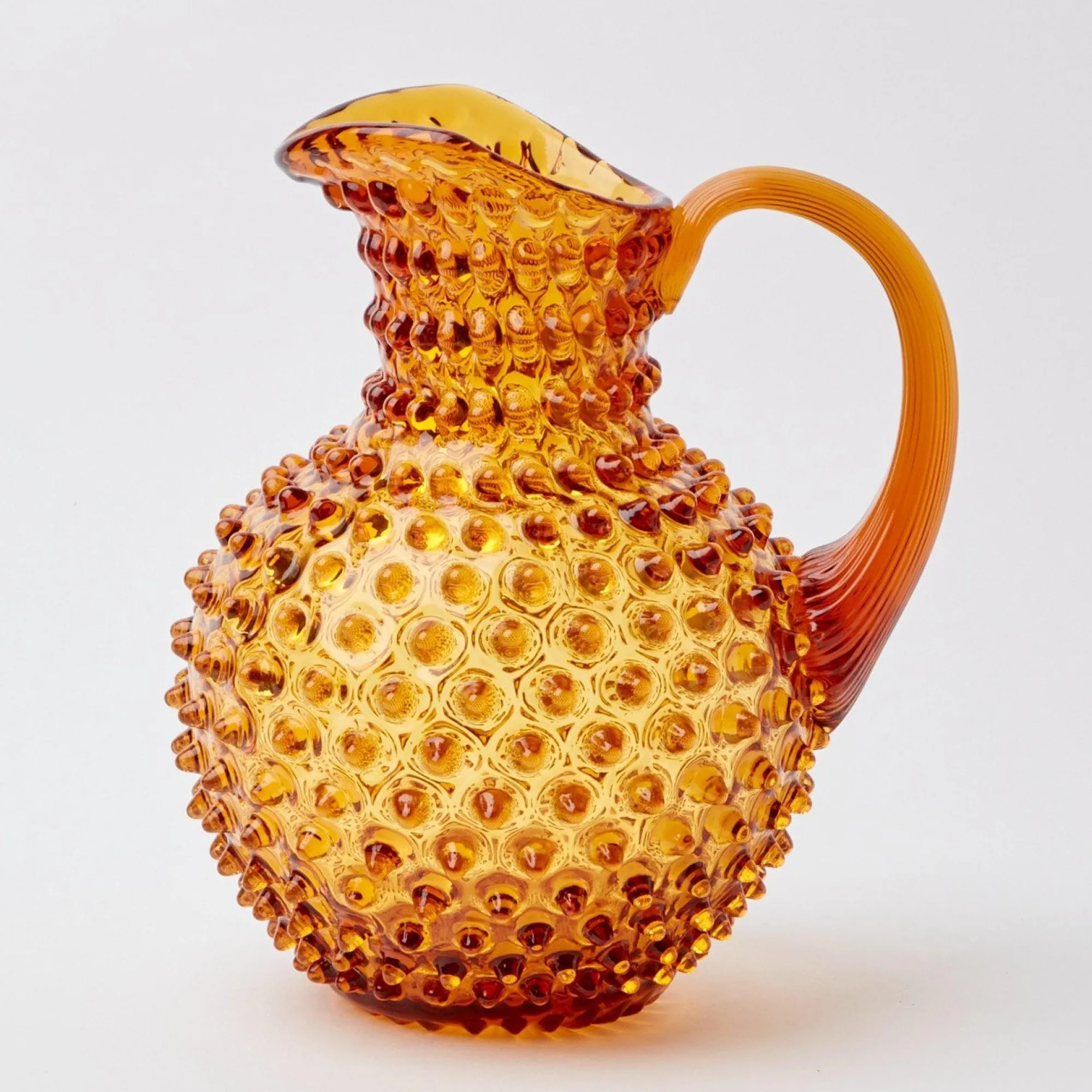 amber_hobnail_jug_and_gla_19-2.webp Best Amber Hobnail Jug And Glasses (Set Of 6) Glasses
