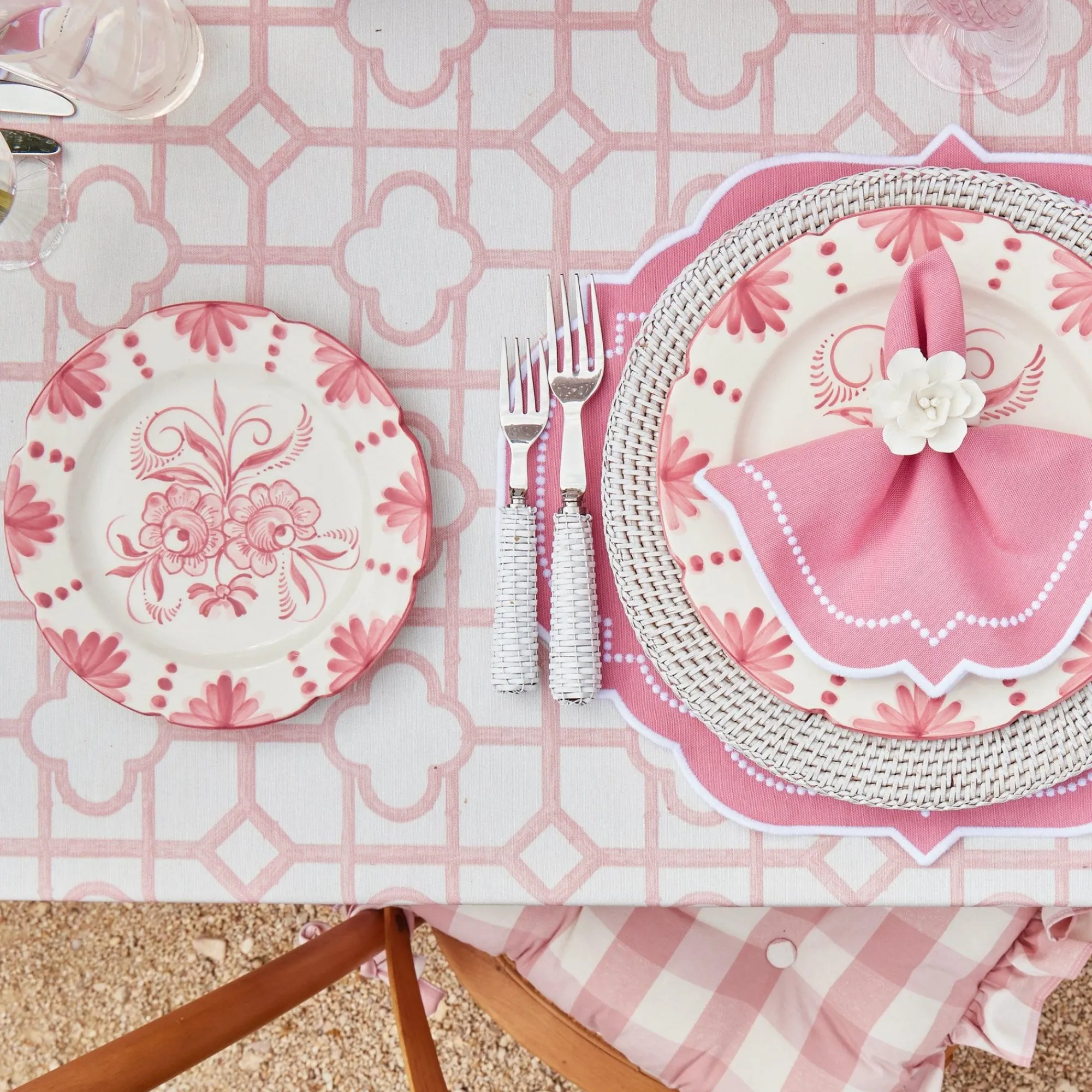 amelie_pink_placemats_set_11.webp Cheap Amelie Pink Placemats (Set Of 4) Placemats