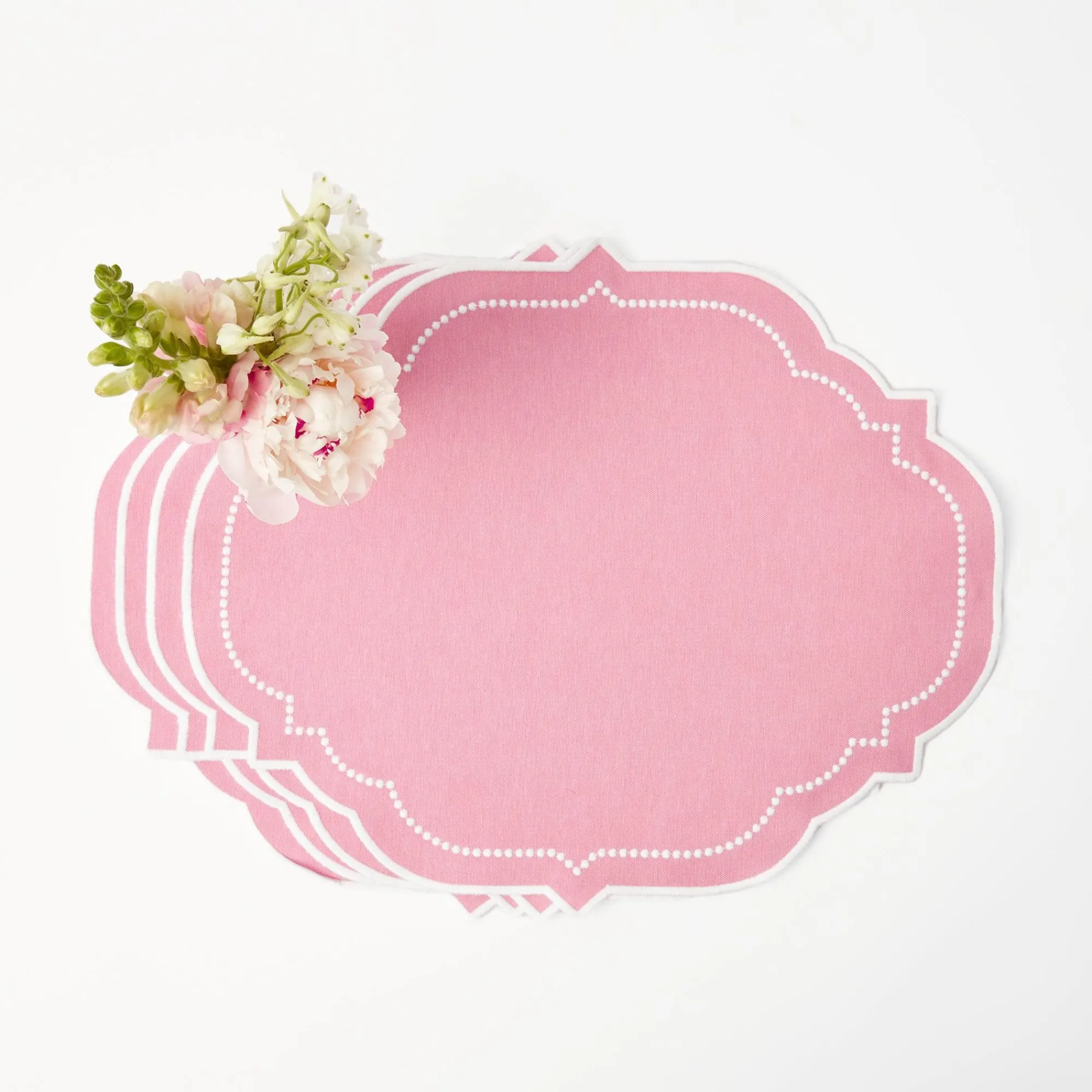 amelie_pink_placemats_set_4.webp Cheap Amelie Pink Placemats (Set Of 4) Placemats