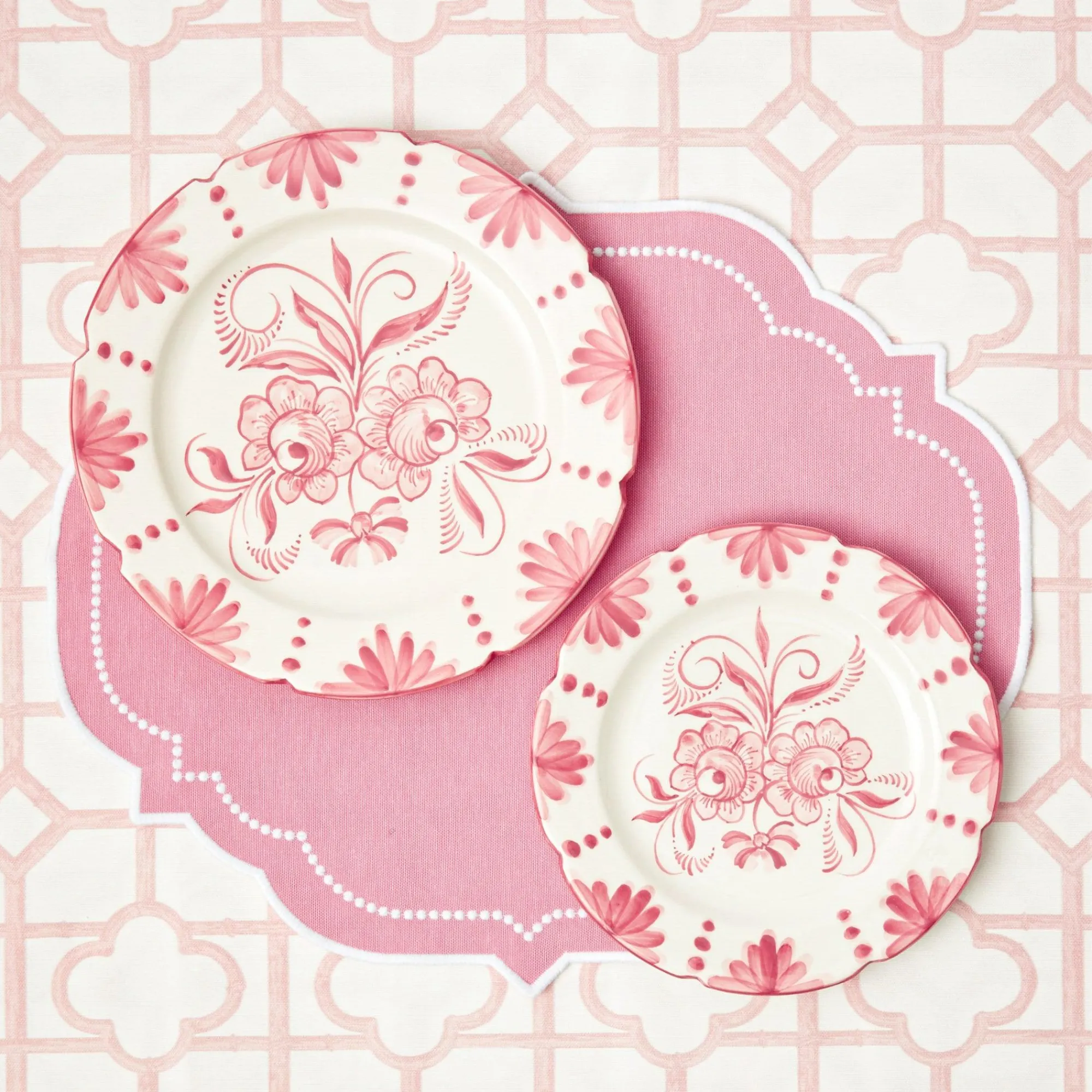amelie_pink_placemats_set_7.webp Cheap Amelie Pink Placemats (Set Of 4) Placemats