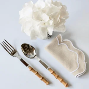 Store Bamboo Serving Set Serving Cutlery