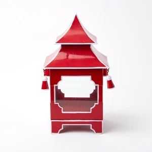 Hot Berry Red Pagoda Lantern Pagodas & Lanterns