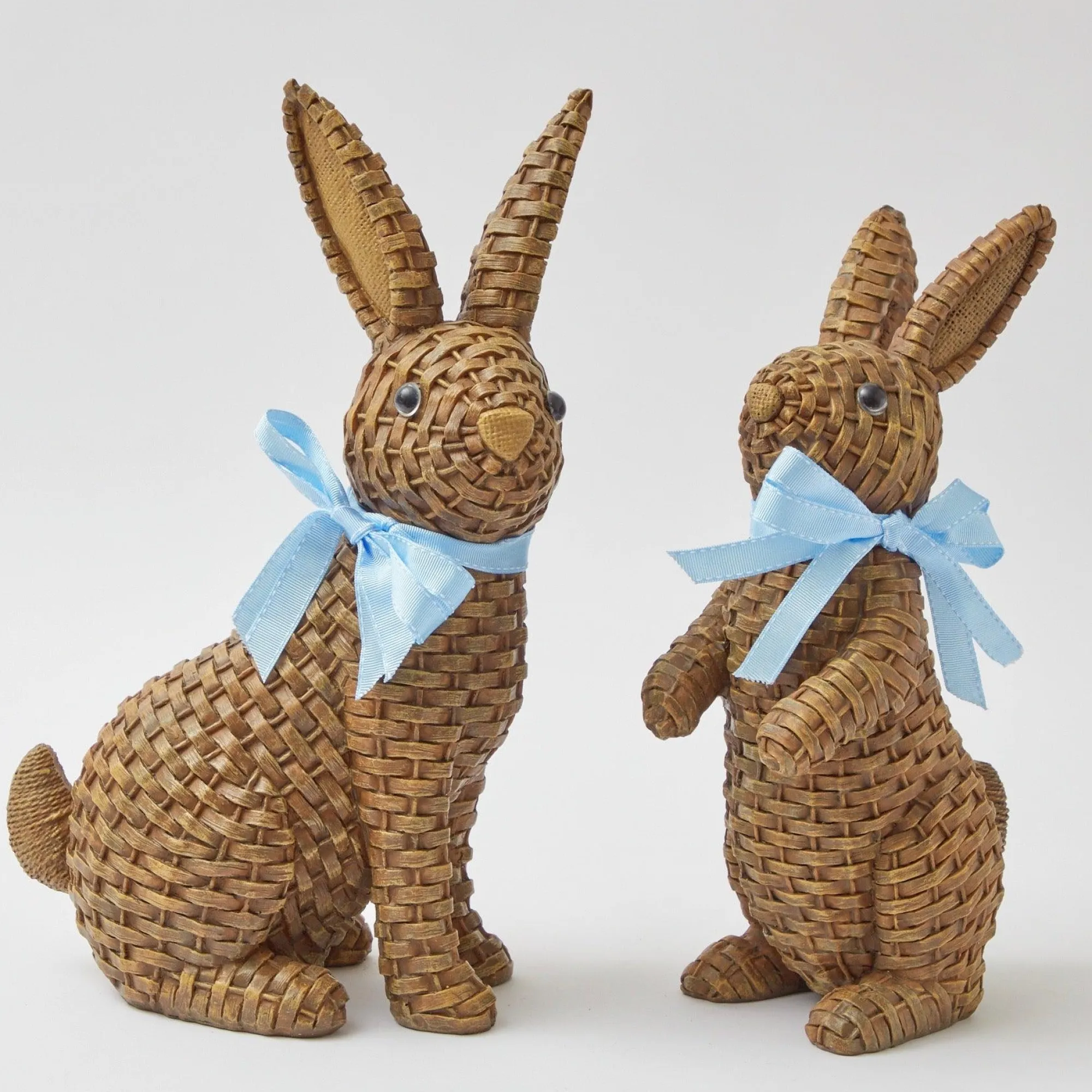 blue__brown_rattan_rabbit_5.webp Cheap Blue & Brown Rattan Rabbit Family Rattan Tableware