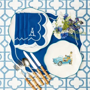 Clearance Blue Bamboo Tablecloth Tablecloths