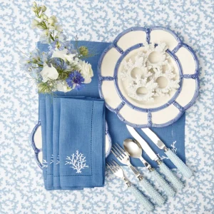 Best Sale Blue Coral Tablecloth Tablecloths