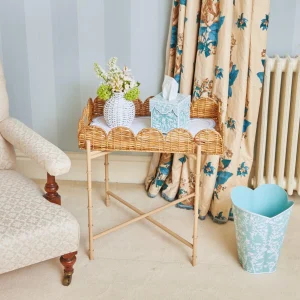 Online Blue Floral Tole Tissue Box Tissue Boxes