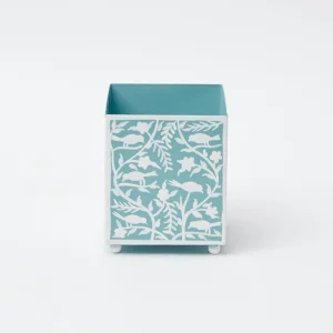 Online Blue Floral Tole Tissue Box Tissue Boxes