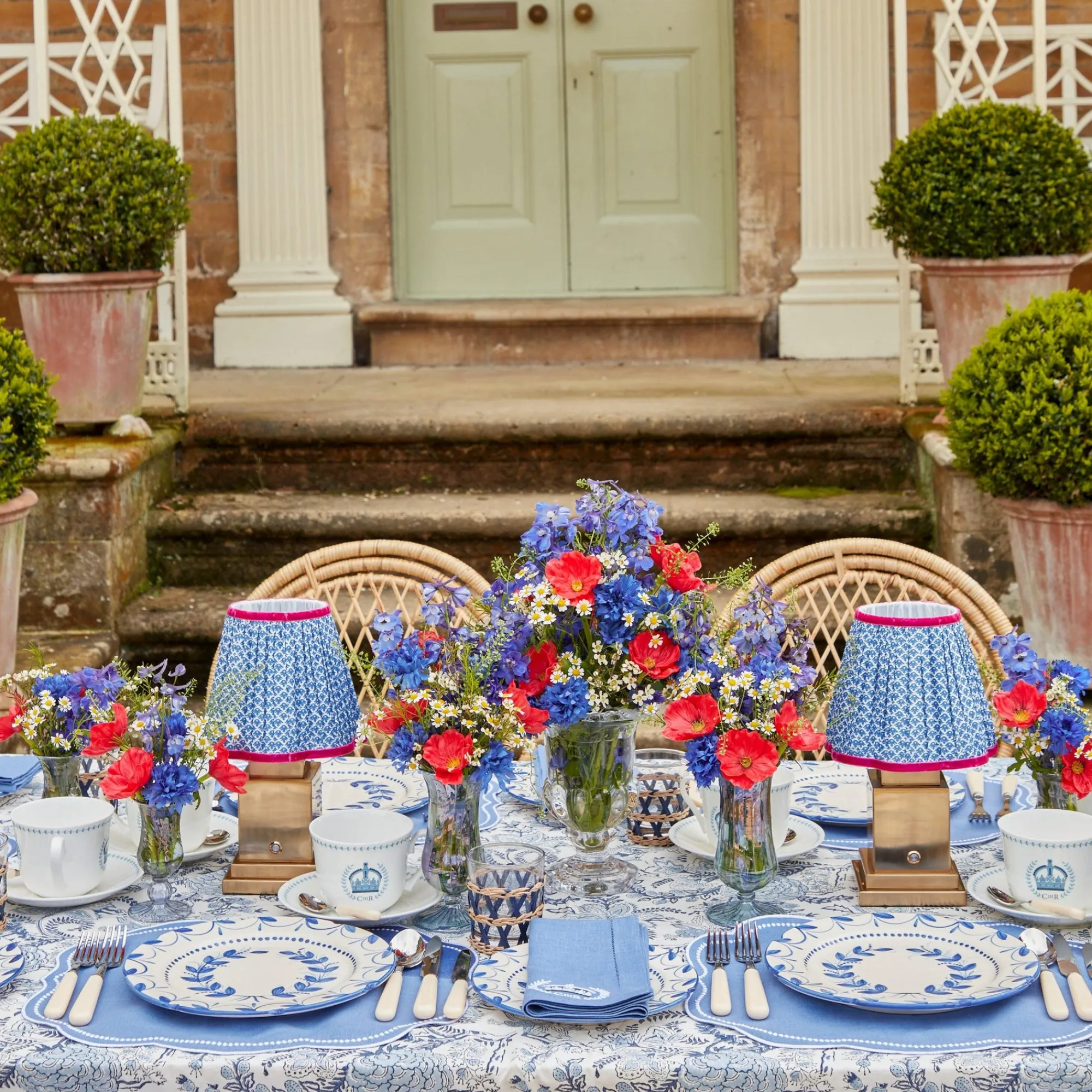 blue_fluted_vases_pair_31.webp Cheap Blue Fluted Vases (Pair) Vases