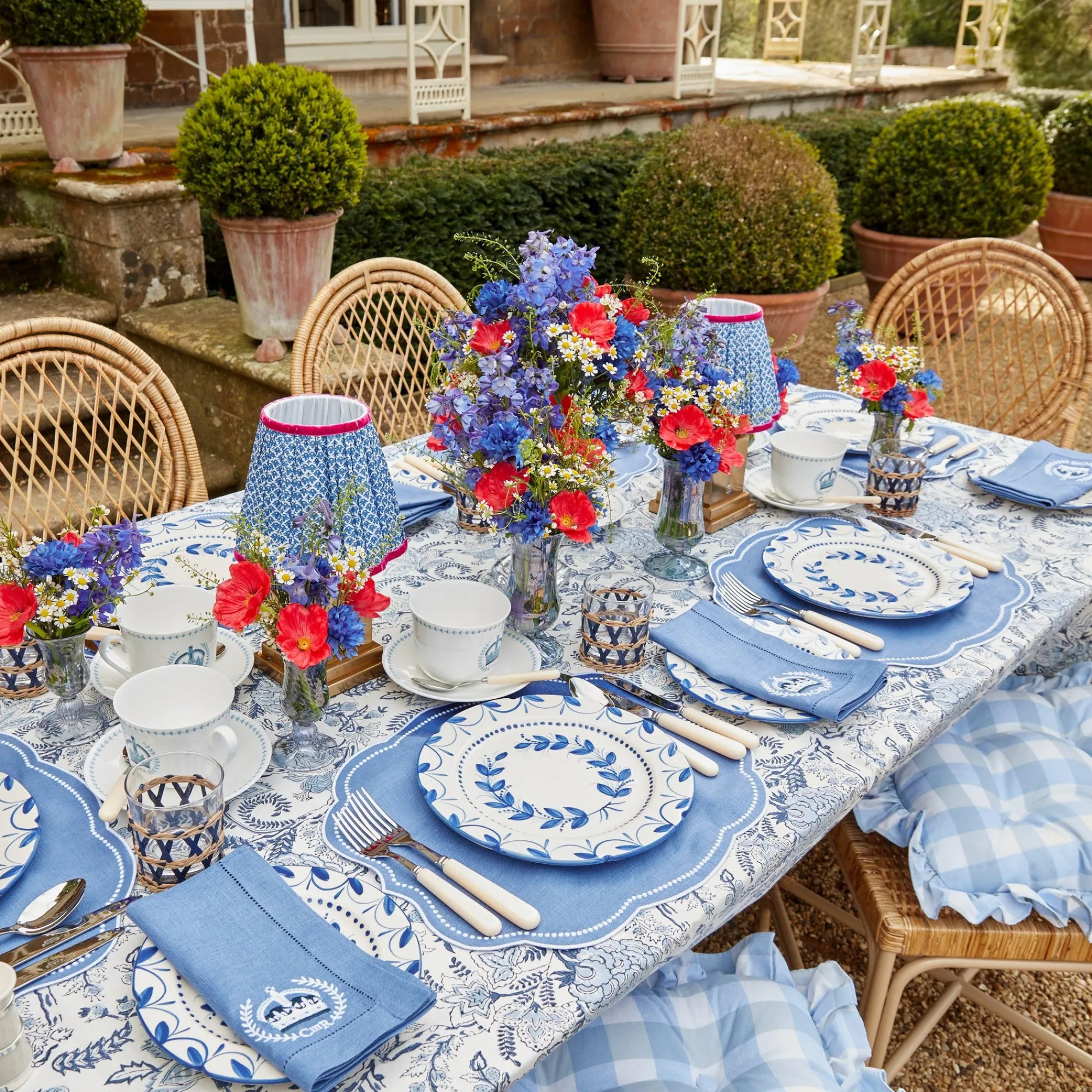 blue_fluted_vases_pair_33.webp Cheap Blue Fluted Vases (Pair) Vases