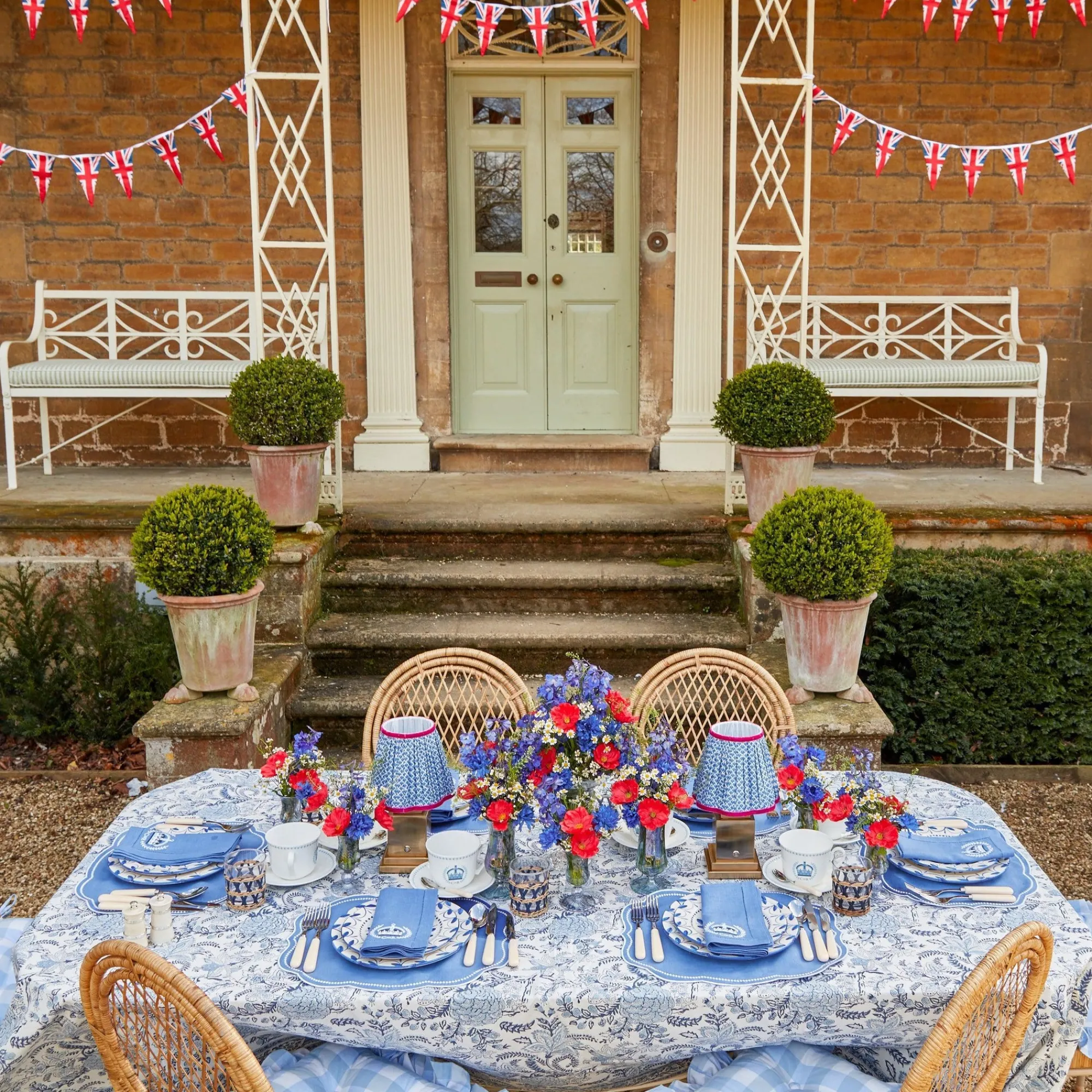 blue_fluted_vases_pair_6.webp Cheap Blue Fluted Vases (Pair) Vases