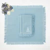 Store Blue Fringe Napkins (Set Of 4) Napkins