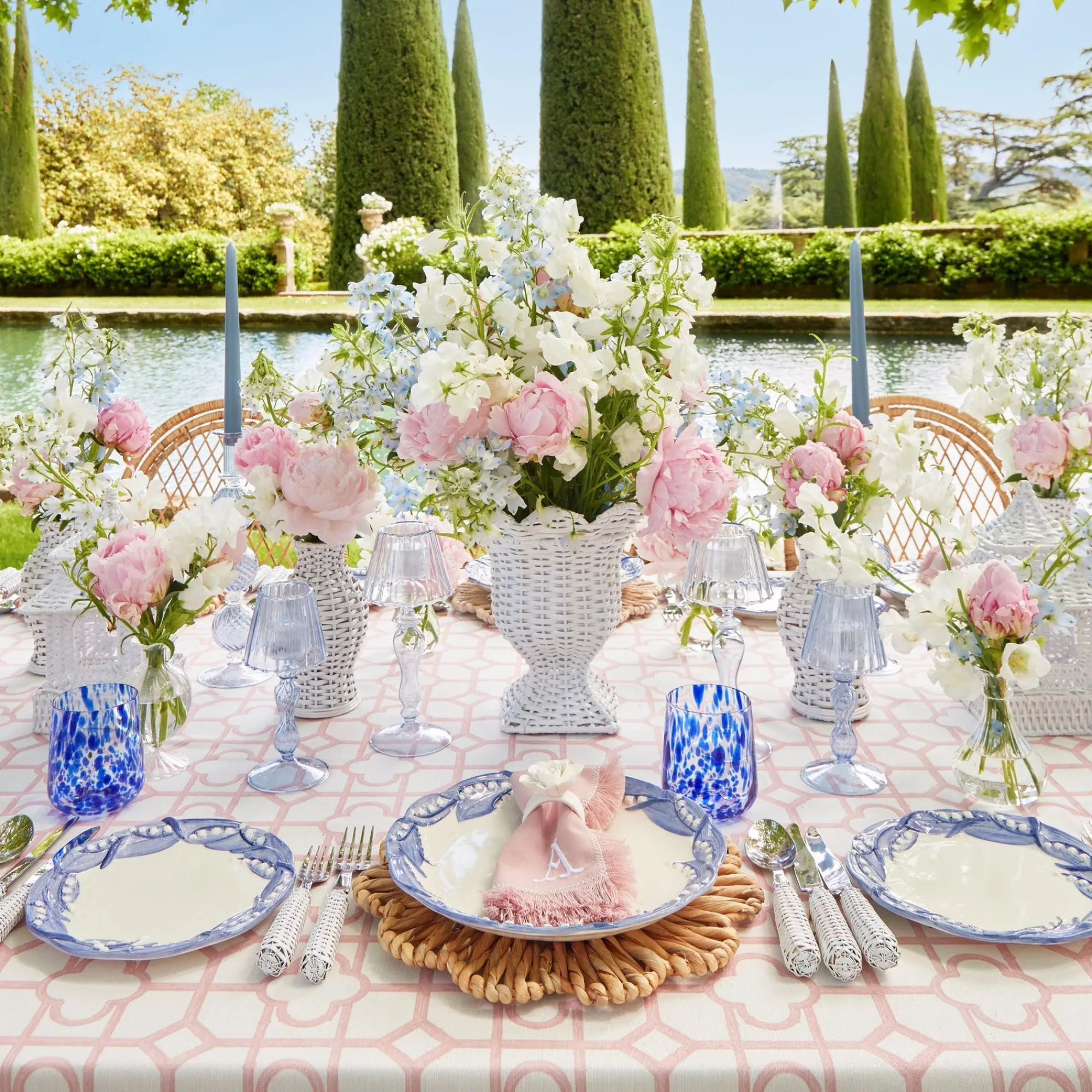 blue_glass_lantern_tea_li_12.webp Best Blue Glass Lantern Tea Light Holder Set Pagodas & Lanterns