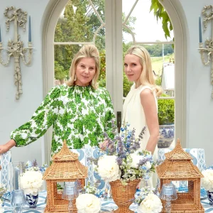 Discount Blue Glass Lantern Tea Light Holders (Pair) - 24Cm Pagodas & Lanterns