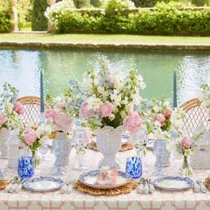 Discount Blue Glass Lantern Tea Light Holders (Pair) - 24Cm Pagodas & Lanterns