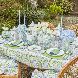 Clearance Blue Hydrangea Tablecloth Tablecloths