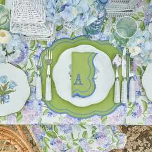 Clearance Blue Hydrangea Tablecloth Tablecloths