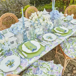 Clearance Blue Hydrangea Tablecloth Tablecloths