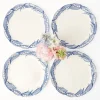 Fashion Blue Lily Of The Valley Dinner Plates (Set Of 4) Dinner Plates