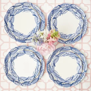 Store Blue Lily Of The Valley Dinner & Starter Plates (Set Of 8) Starter Plates