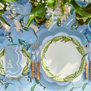 Online Blue Lily Of The Valley Tablecloth Tablecloths