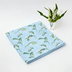 Online Blue Lily Of The Valley Tablecloth Tablecloths