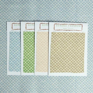 Cheap Blue Lotus Flower Fabric Serena Fresson Fabrics