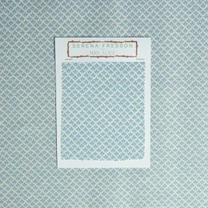 Cheap Blue Lotus Flower Fabric Serena Fresson Fabrics