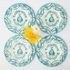 Cheap Blue Melograno Dinner & Starter Plates (Set Of 8) Crockery Sets