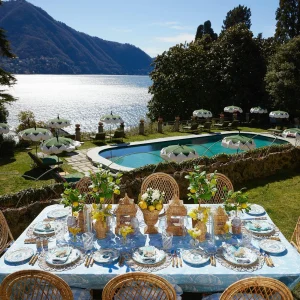 Best Sale Blue Melograno Tablecloth Tablecloths