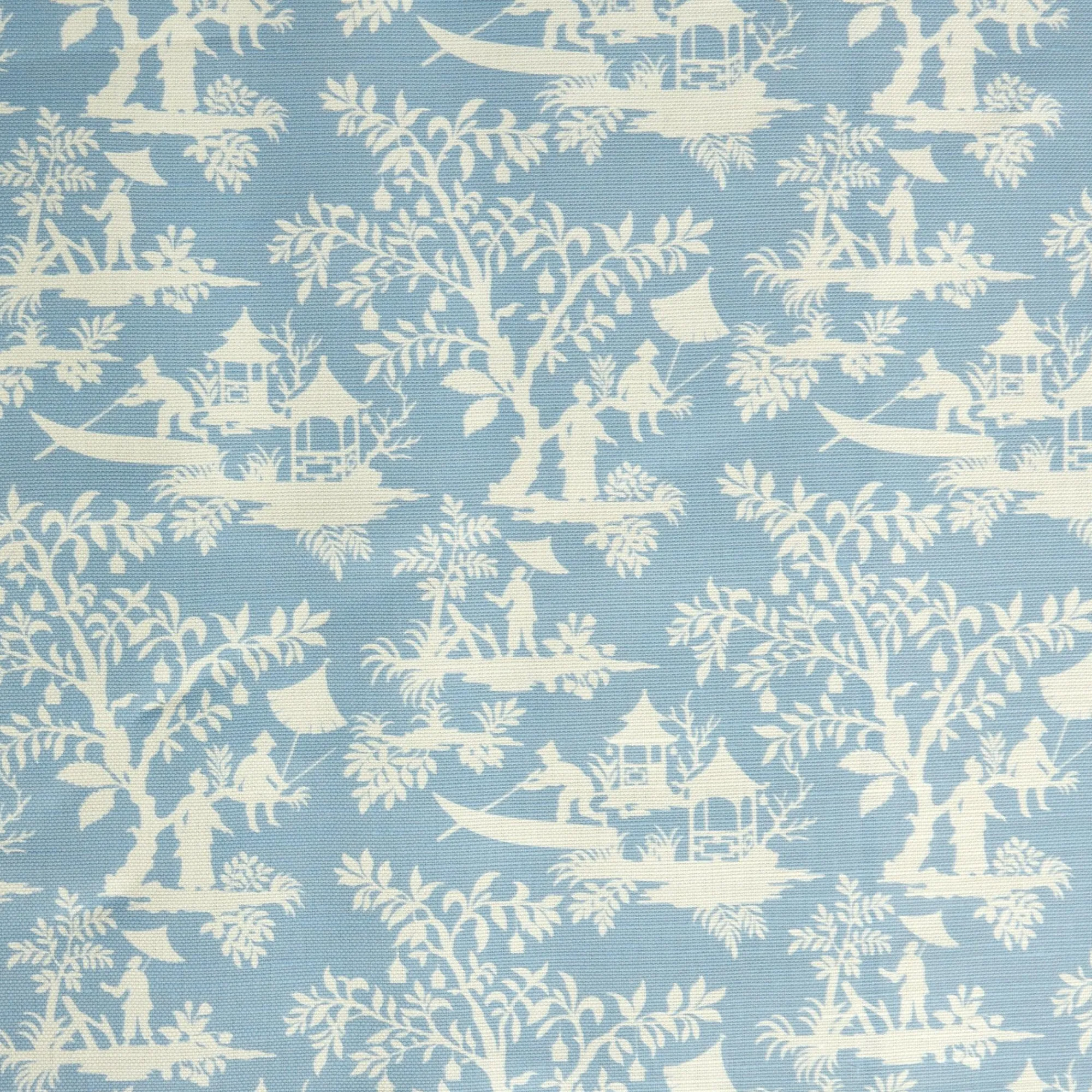 blue_pagoda_garden_fabric_1.webp Best Sale Blue Pagoda Garden Fabric Serena Fresson Fabrics
