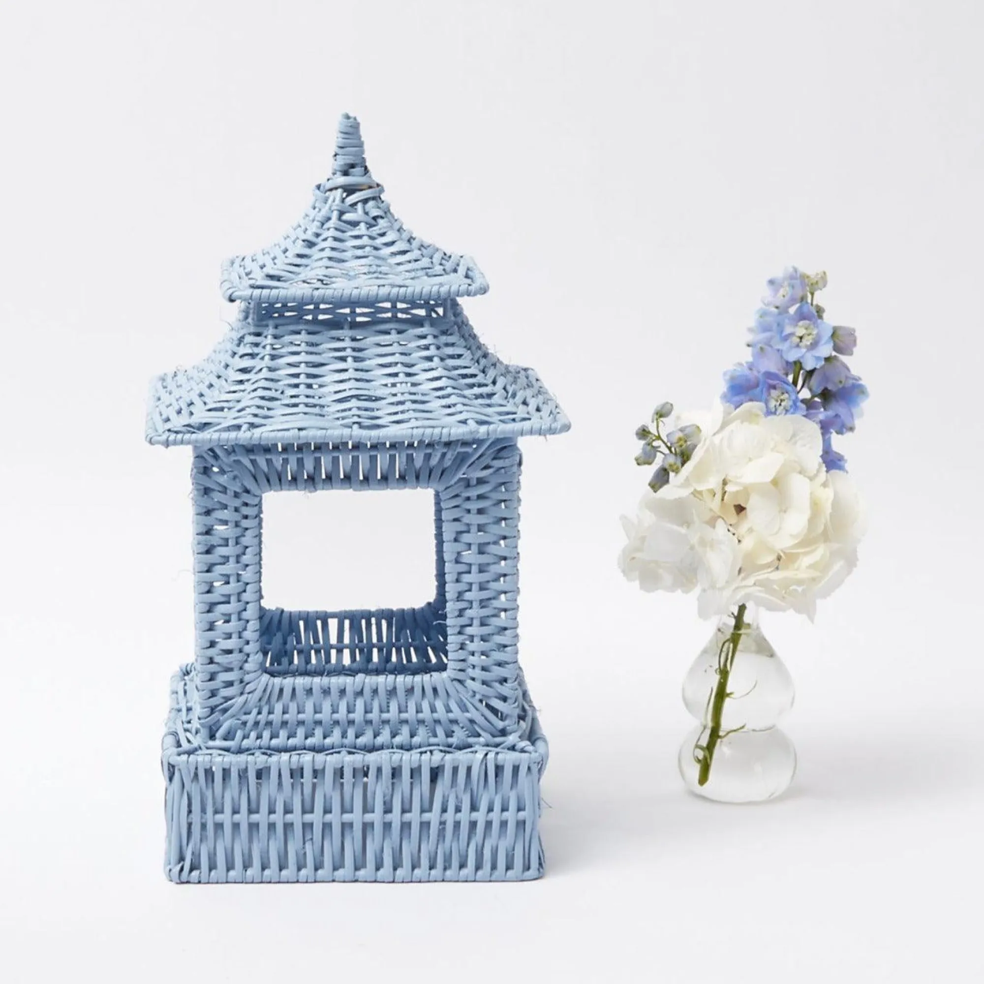 blue_rattan_pagoda_lanter_0-4.webp Cheap Blue Rattan Pagoda Lantern Candle Holders