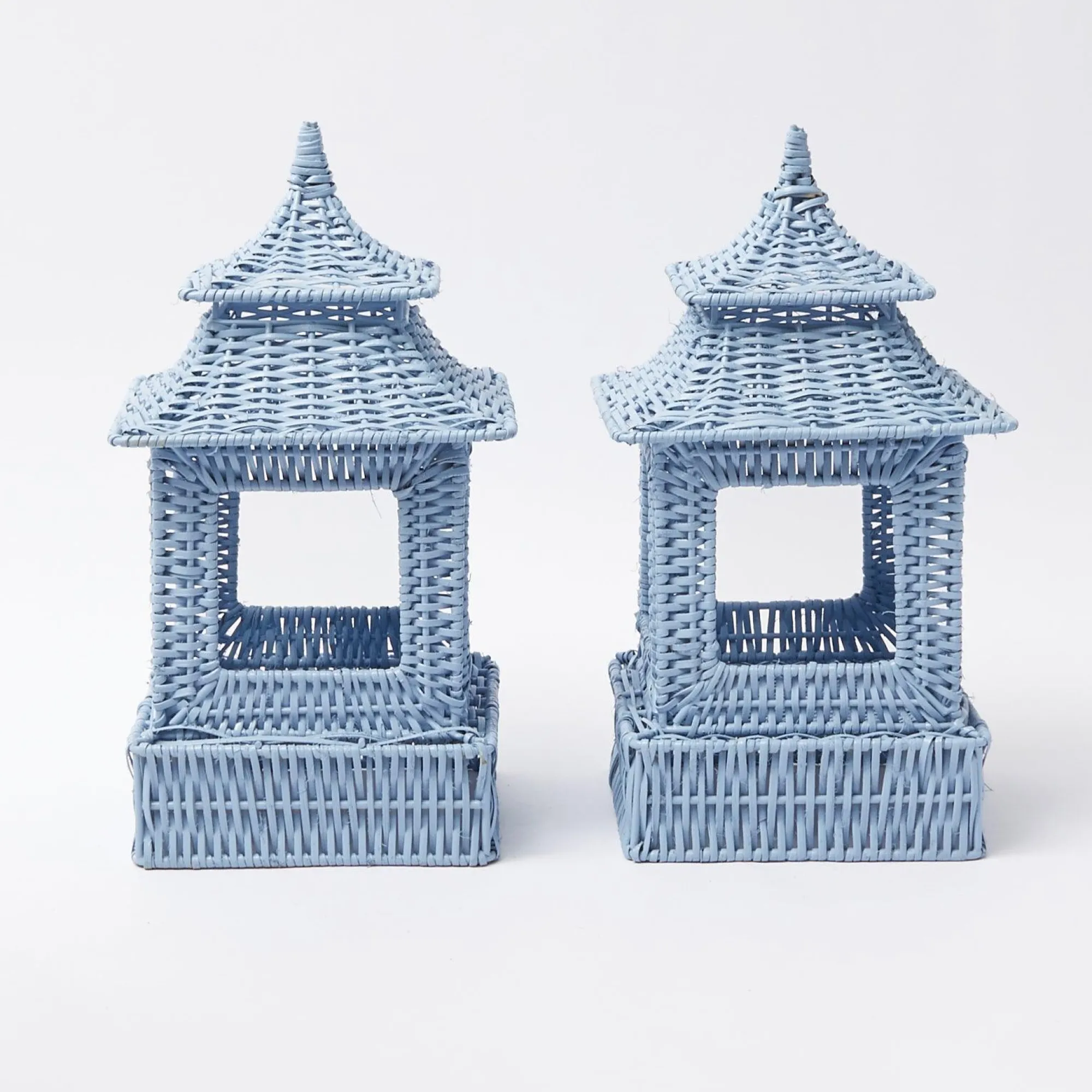 blue_rattan_pagoda_lanter_5-4.webp Cheap Blue Rattan Pagoda Lantern Candle Holders