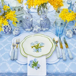Cheap Blue Tulip Dinner & Starter Plates (Set Of 8) Starter Plates