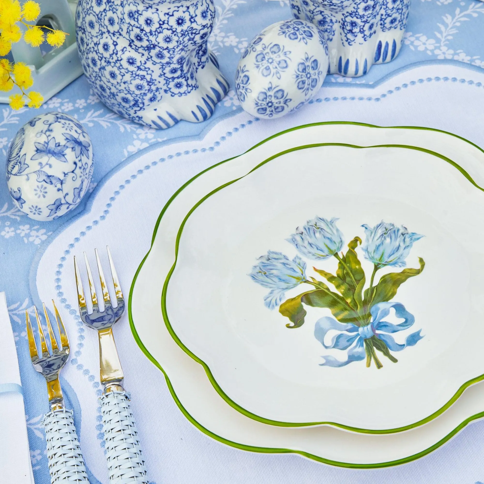 blue_tulip_starter_plates_3.webp Cheap Blue Tulip Starter Plates (Set Of 4) Crockery Sets