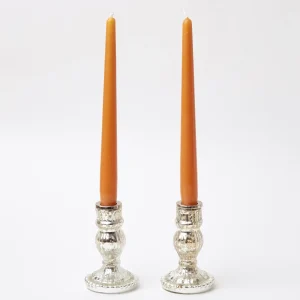 Clearance Burnt Orange Candles (Set Of 8) Candles