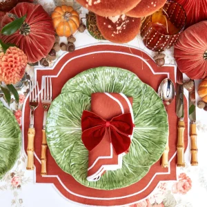 Shop Burnt Orange Napkin Bows (Set Of 4) Napkin Rings, Bows & Wreaths