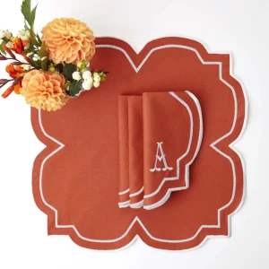 Flash Sale Burnt Orange Napkins (Set Of 4) Napkins