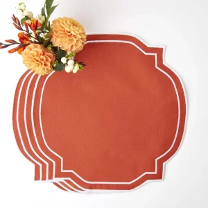 Discount Burnt Orange Placemats (Set Of 4) Placemats