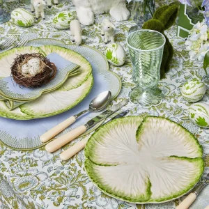 Store Capri Lettuce Dinner & Starter Plate (Set Of 8) Crockery Sets