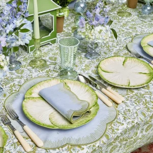 Flash Sale Capri Lettuce Dinner & Starter Plate (Set Of 8) Dinner Plates