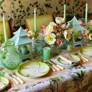 Store Capri Lettuce Dinner Plate (Set Of 4) Crockery Sets