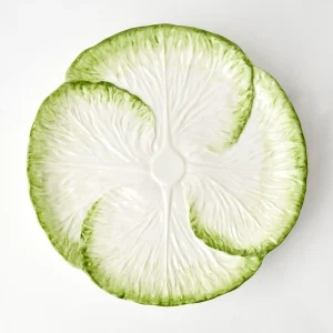 Shop Capri Lettuce Dinner Plate (Set Of 4) Lettuce Crockery