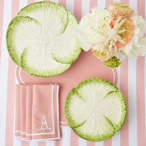 Cheap Capri Lettuce Starter Plate (Set Of 4) Lettuce Crockery