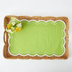 Cheap Cecily Green Tray Liner Trays & Liners