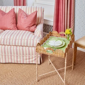 Cheap Cecily Green Tray Liner Trays & Liners