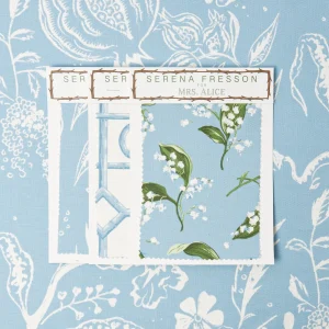 Best Sale Chelsea Square Fabric Serena Fresson Fabrics