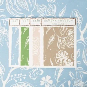 Best Sale Chelsea Square Fabric Serena Fresson Fabrics